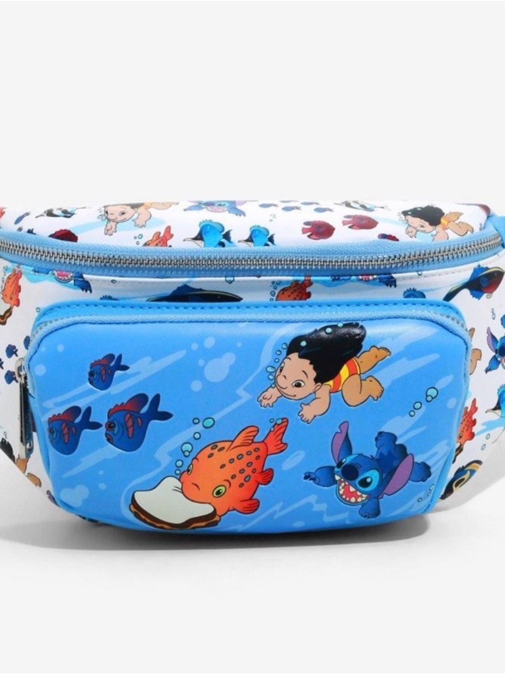 Lilo & Stitch Loungefly Pudge controls the weather Crossbody Bag